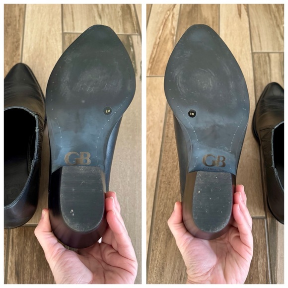 GIANNI BINI Let’s Dance Embroidered Leather Western Booties, Black sz. 8M - Picture 8 of 14